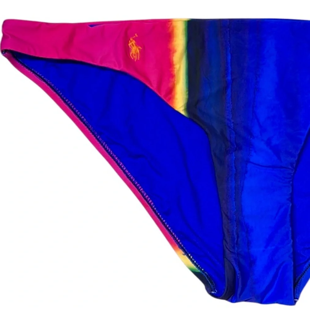 NWOT Ralph Lauren Dip-Dyed Hipster Bikini Bottom